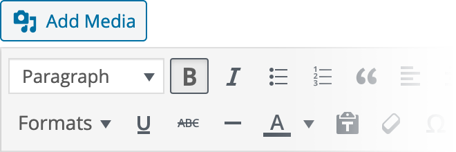 WYSIWYG Settings Reference for Bold Text Inline Style